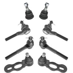 95-02 Ford Lincoln Mercury Upper & Lower Ball Joint, Inner & Outer Tie Rod Set of 8