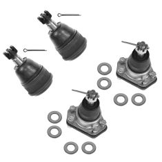 85-05 Chevy Astro GMC Safari 2wd Front Upper & Lower Ball Joint Set of 4