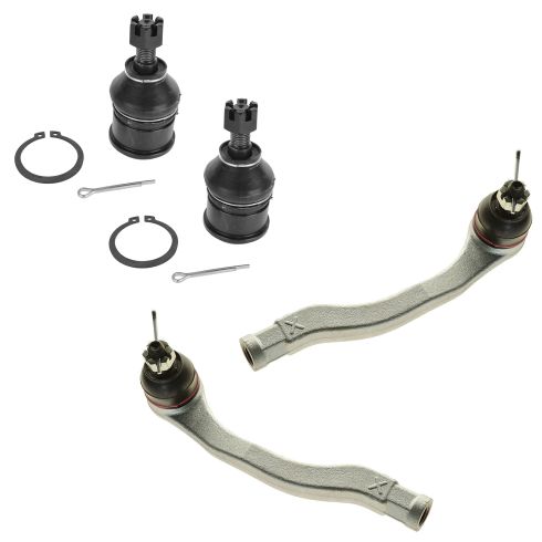 94-01 Integra; 97-01 CRV; 92-00 Civic; 93-97 Del Sol Front Lower Ball Joint & Outer Tie Rod Kit