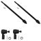 01-05 Honda Civic: 03-05 Civic Hybrid; 02-06 CR-V Front Inner & Outer Tie Rod Pair