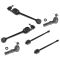 91-02 Saturn SW SL & SC Front Lower Control Arm & Tie Rod End Kit (Set of 6)