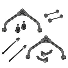 02-04 Jeep Liberty Front Control Arm Ball Joint Tie Rod & Sway Bar End Link 10 Piece Kit