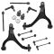 06-10 Jeep Commander; 05-10 Grand Cherokee Front Steering & Suspension Kit 12 Piece