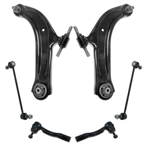 07-12 Nissan Sentra 6 Piece Front Steering and Suspension Kit