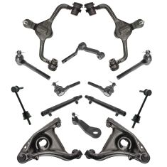 98-02 Crown Victoria, Grand Marquis, Towncar 14 Piece Front Steering & Suspension Kit