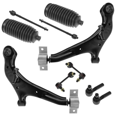 00-01 Infiniti I30; 02-04 I35; 00-02 Nissan Maxima Front Steering & Suspension Kit (10 Piece Set)