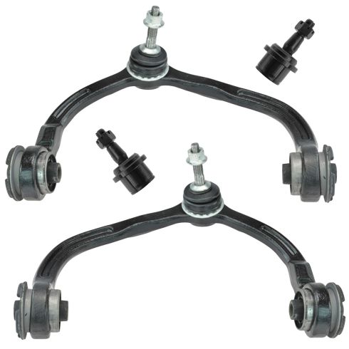 03-04 (to 12-1-03) Ford Expedition (exc Air Susp) Frt Up Control Arm w/Lwr Ball Joint Kit (Set of 4)