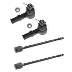 91-03 Ford Escort; 91-99 Mercury Tracer Front Inner & Outer Tie Rod End Set of 4