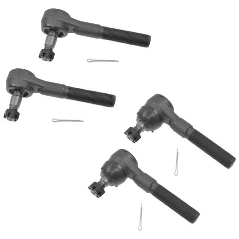91-96 Dodge Dakota w/4WD Front Inner & Oute Tie Rod End Assy Set of 4