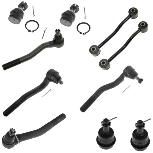 99-04 Jeep Grand Cherokee Front Steering & Suspension Kit (10 Piece)