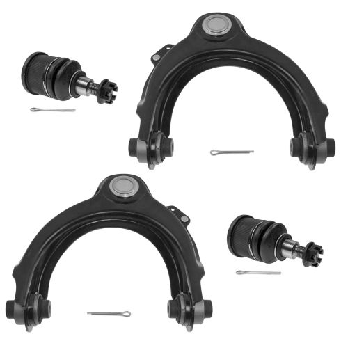 03-07 Honda Accord; 04-05 TSX Front Upper Control Arm & Lower Ball Joint Set of 4