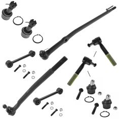 00-05 Excursion; 99-04 F250 F30 Super Duty 2WD Front Steering & Suspension Kit (10 Piece)