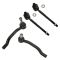 01-06 Acura MDX; 03-08 Honda Pilot Inner & Outer Tie Rod End Set of 4