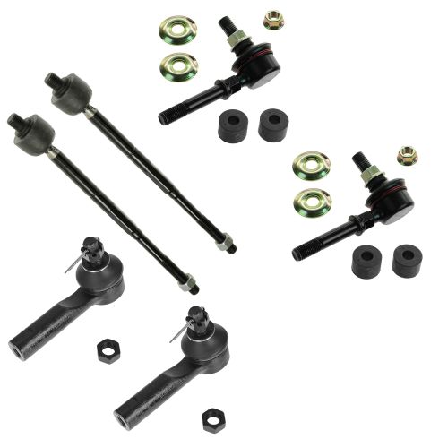 95-06 Nissan Sentra; 95-98 200SX (w/ PS) Front Steering & Suspension Kit (6 Piece)