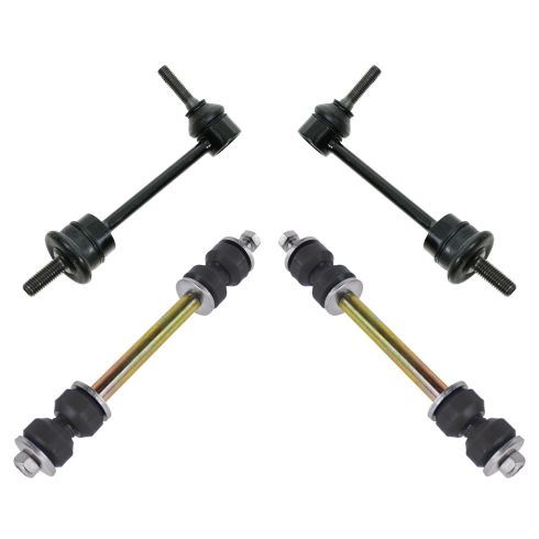 98-02 Ford Crown Vic, Mercury Grand Marquis, Linc Towncar Front & Rear Sway Bar End Link Set of 4