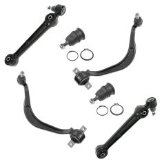 94-00 Chrysler Dodge Eagle Mitsubishi Front Lower Control Arms & Upper Ball Joint Set of 6