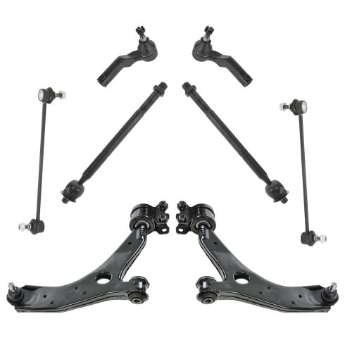 04-09 Mazda 3; 06-14 Mazda 5 (exc Turbo) Front Steering & Suspension Kit (8 Piece Set)