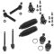 00-04 Dodge Dakota; 00-03 Durango 4WD Front Steering & Suspension Kit (10 Piece Set)