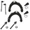 98-02 Honda Accord; 01-03 Acura CL; 99-03 Acura TL Front Arm Ball Joint Tie Rod 8pc Kit