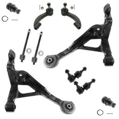 01-06 Sebring, Stratus (exc Coupe) Front Lower Arm Ball Joint Tie Rod Kit (10 Piece set)