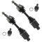 (from 9/12/00) 01-04 Dakota; 01-03 Durango Frt Outer Axle CV Shaft PR w/Lwr BJnt Kit (Set of 4)