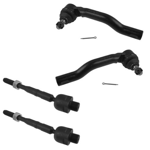07-14 Ford Edge; 07-15 Lincoln MKX Front Inner & Outer Tie Rod End Kit (Set of 4)