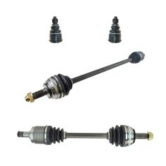 94-97 Accord 2.2L; 97-99 CL 2.2L 2.3L w/AT Outer CV Axle Shafts w/Lower Balljoint Kit (Set of 4)