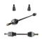 94-97 Accord 2.2L; 97-99 CL 2.2L 2.3L w/AT Outer CV Axle Shafts w/Lower Balljoint Kit (Set of 4)