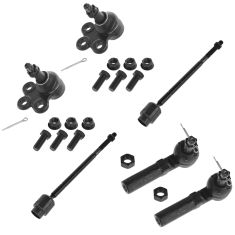 97-11 Buick Chevy Front Lower Ball Joint & Tie Rod Kit (6 Piece Set)