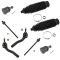03-07 Cadillac CTS; 04-07 CTS-V Front In & Out Tie Rod w/Stg Boots & Lower Balljoint Kit (Set of 8)