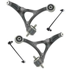 03-10 Volvo XC90 Front Lower Control Arm & Sway Bar Link Set (4 Piece)