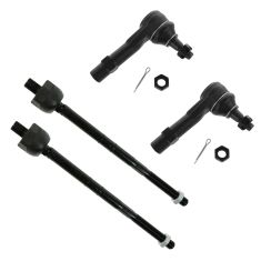 02-05 Ford Explorer, Mercury Mountaineer 4.6L Inner & Outer Tie Rod Assembly Set of 4
