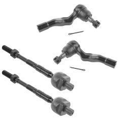 03-09 Nissan 350Z; 03-07 Infiniti G35 RWD Inner & Outer Tie Rod End Set of 4
