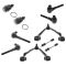 97-02 Expedition; 97-04 F150; 97-99 F250; 98-02 Navigator 4WD Steering & Suspension Kit (10 Piece)