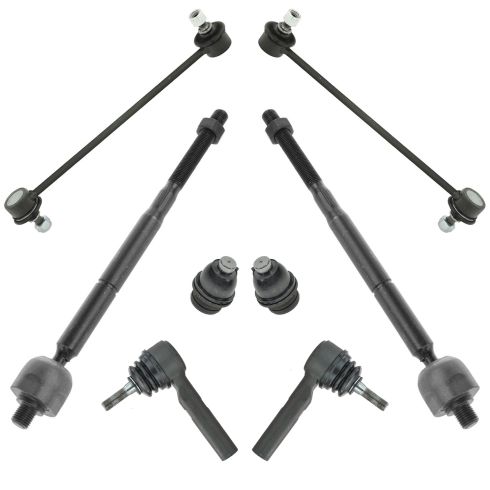 07-12 Caliber; 07-14 Patriot Compass Front Steering & Suspension Kit (8 Piece)
