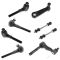 97-02 Expedition; 97-04 F150; 97-99 F250; 98-02 Navgator 4WD Front Steering Suspension Kit (8 Piece)