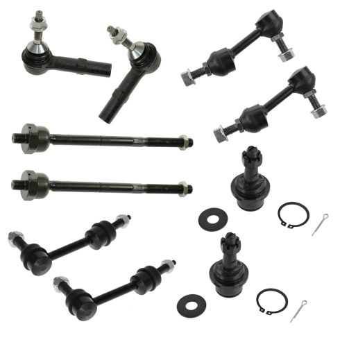 03-05 Ford Expedition; Lincoln Navigator Front Rear Steering & Suspension Kit (10 Piece)