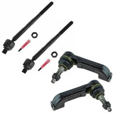 08-11 Dodge Nitro; 08-12 Jeep Liberty Front Inner & Outer Tie Rod End Set of 4