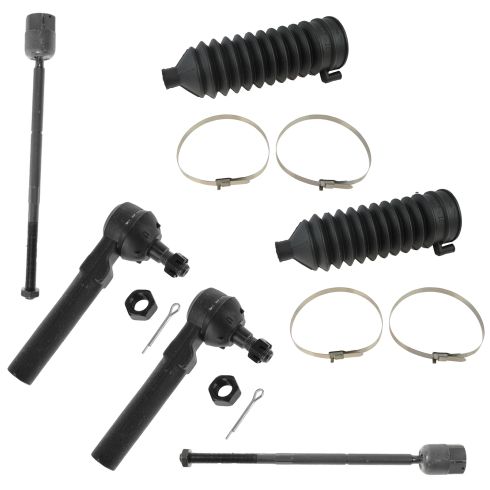 94-02 6 Piece Steering Kit Inner & Outer Tie Rods w/Beelows
