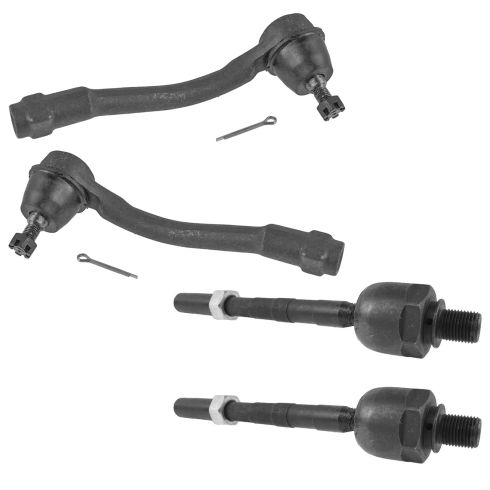 06-11 Hyundai Acent Front Inner & Outer Tie Rod End Set of 4