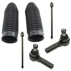 06-08 Ram 1500 (exc Mega Cab) Inner & Outer Tie Rod End w/ Rack Boot Kit (6 Piece)