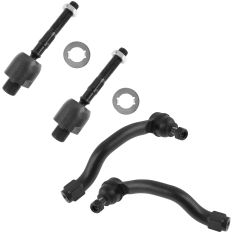 08-12 Honda Accord Inner & Outer Tie Rod End Set of 4