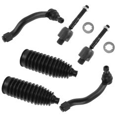 08-12 Honda Accord Inner & Outer Tie Rod End w/ Rack Boot Kit (6 Piece)