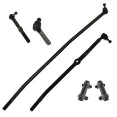 94-97 Dodge Ram 2500 3500 4WD Front Tie Rod End w/ Adjusting Sleeve Kit (6 Piece)