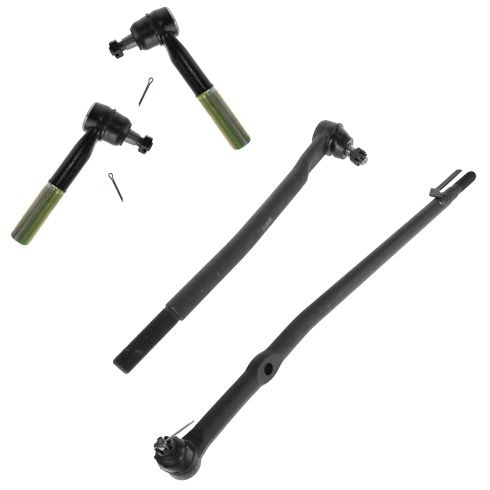 99-04 Ford F250SD, F350SD; 00-05 Excursion 2WD Tie Rod End Kit Set of 4