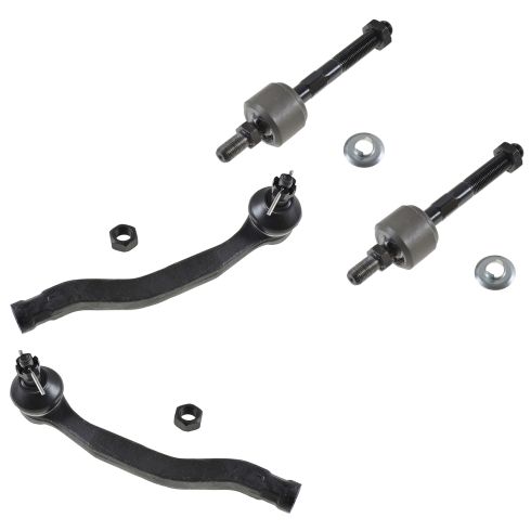 90-93 Honda Accord Front Inner & Outer Tie Rod End Set of 4