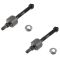 90-93 Honda Accord Front Inner & Outer Tie Rod End w/ Rack Boot Kit (6 Piece)