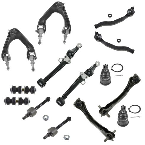 90-93 Honda Accord Front Rear Steering & Suspension Kit (14 Piece)