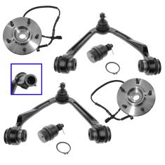 1997-00 Ford Expedition 98-00 Navigator 4WD Front Suspension Kit (6 Piece)