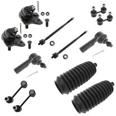 96-02 Toyota Corolla, 96-02 Chevy Geo Prizm Front & Rear Steering/Suspension Kit (12 Piece Set)
